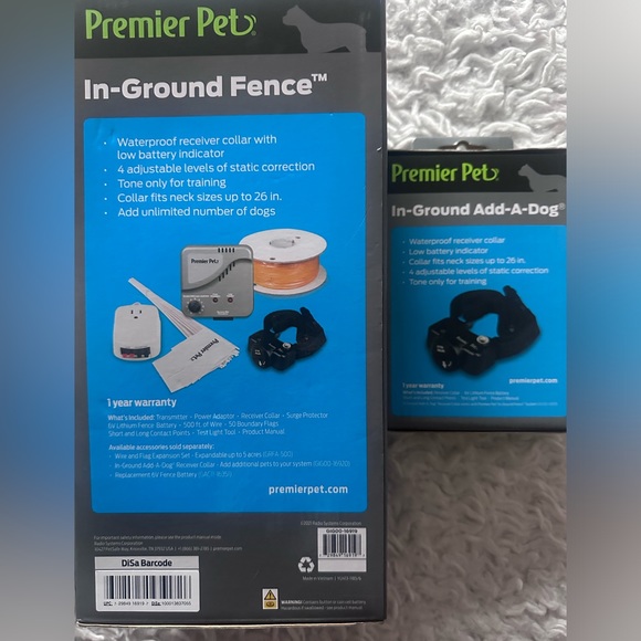 Dog In-Ground Electric Fence with Extra Collar - Picture 2 of 4